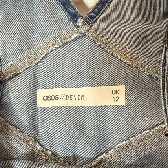 ASOS Blue Denim Overalls - Picture 2 of 9